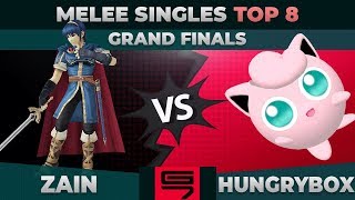 Zain vs Hungrybox  GRAND FINALS Top 8 Melee Singles  Genesis 7  Marth vs Puff [upl. by Acirdna181]