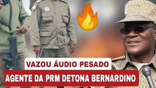 VAZOU Agente da PRM Muito Furioso Manda Recado Para Bernardino Rafael [upl. by Anegue990]