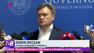 Premierul discută cu CSP despre schimbările la Anticorupție [upl. by Ttenrag]