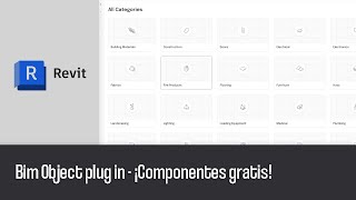 Descarga Componentes Gratis en Revit con BIMobject  Guía simple de Instalación y Uso [upl. by Rofotsirk]