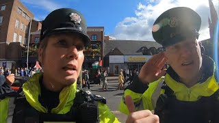 ASSAULTED AND INSPECTOR SEES ITBELFAST PROTESTS photography parade police audit law pinac [upl. by Ahsaele]