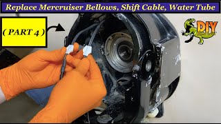 Replace Mercruiser alpha one gen 12 outdrive Bellows  PART 4 [upl. by Bonaparte]