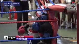 PORES VS TEMBLOR  AMATEUR BOXING  FIESTA EVENT  GINGOOG CITY [upl. by Anatsirhc]