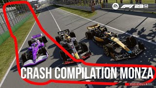 Monza Crash Compilation Memes Included [upl. by Eirellam950]