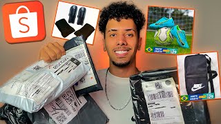 CHEGARAM MINHAS COMPRAS DA SHOPEE Kit jogador [upl. by Oremodlab]