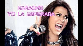 Karaoke alejandra guzman yo te esperaba [upl. by Berlyn405]