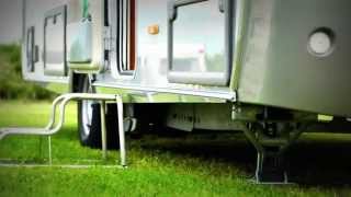 EampP Hydraulics  Caravan Leveller System Video [upl. by Ettelra]