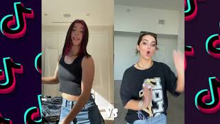 Charli DAmelio VS Addison Rae Dancing Battle TikTok Shorts [upl. by Aicilat]