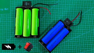 How to Connect an SPST Switch with a 2 X 18650 Battery Holder – DIY Tutorial [upl. by Sig]