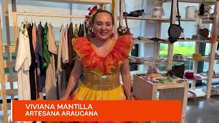 ARTESANOS ARAUCANOS PARTICIPARON EN LA EXPOARTESANIA EN MIAMI EN ESTADOS UNIDOS [upl. by Ayet]