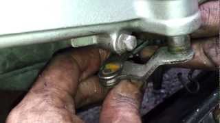 How to replace a clutch cable on a Kawasaki ZZR [upl. by Sawtelle]