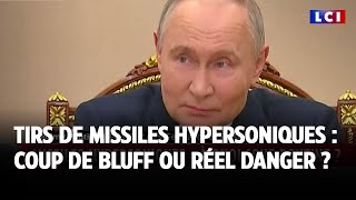 Tirs de missiles hypersoniques  coup de bluff ou réel danger ｜LCI [upl. by Ier]