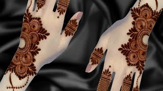 Stylish Back Hand Mehndi Designs ll Easy Latest Arabic Mehndi Designs ll New Arabic Mehndi Design [upl. by Peters613]