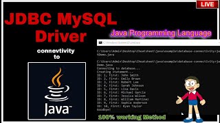 How to Connect JDBC MySQL Driver in Java  100 Working Method [upl. by Nsaj832]