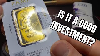 50G PAMP SUISSE GOLD BAR REVIEW  Should you buy it [upl. by Armbruster]