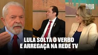 🔥Lula na RedeTV escurraçou herança maldita de Bolsonaro detonou Trump e peitou mercado financeiro🔥 [upl. by Ireg393]