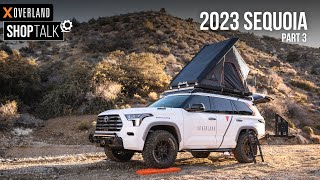 Building an Overland Storage System for our 2023 Sequoia with Goose Gear  SEMA 2022  SHOP TALK [upl. by Azne]