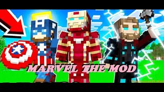 mod de marvel en minecraft [upl. by Anomar]