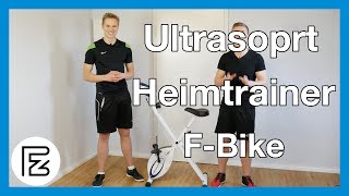 Ultrasport Heimtrainer F Bike im Test  Testsieger der günstigen Heimtrainer [upl. by Nnovahs914]