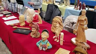 Wood Carving Show in Rochester Minnesota 2024 [upl. by Gwenora576]