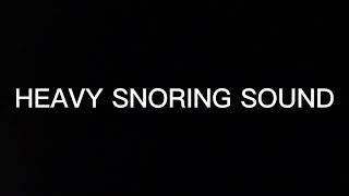 HEAVY SNORING SOUND EFFECT [upl. by Amled]