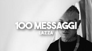 Lazza  100 MESSAGGI TestoLyrics Sanremo 2024 [upl. by Asilet]