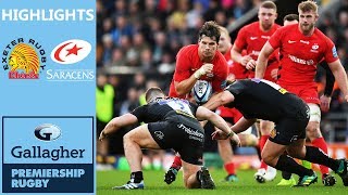 Exeter Try To End Saracens Unbeaten Run  Exeter v Saracens  Gallagher Premiership  Highlights [upl. by Nevar]