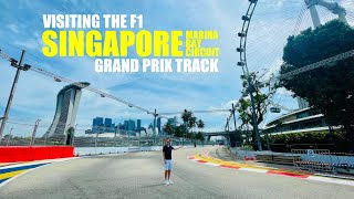 Visiting the F1 Singapore Marina Bay Grand Prix Circuit  Walking The Track Before The Race [upl. by Paige]