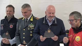 Per i 70 anni del soccorso alpino civile premiati alcuni volontari della delegazione Valdossola [upl. by Elylrac]