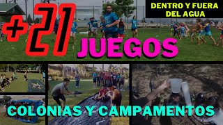 JUEGOS RECREATIVOS de EDUCACION FÍSICA para COLONIA DE VACACIONES Y CAMPAMENTOS 2023 [upl. by Asilak150]