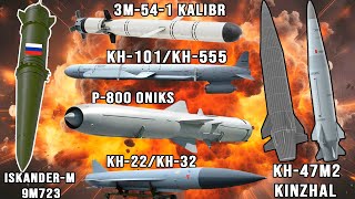 TODOS los MISILES Utilizados por RUSIA en Ucrania 💥 [upl. by Keele]