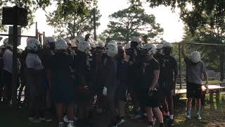 Terry Sanford football practice 2019 [upl. by Tiemroth]