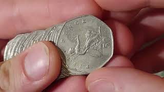 1 LUCKY BAG 50p Coin Hunt 340 [upl. by Ateuqirne]