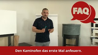 Den Kaminofen das erste Mal anfeuern Was ist zu beachten [upl. by Eigram]