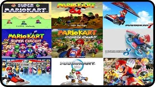 Mario Kart  All Courses from every Mario Kart Multiplayer [upl. by Bianka]