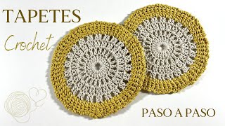 Cómo tejer Tapete crochet fácil paso a paso y en minutos [upl. by Dola]