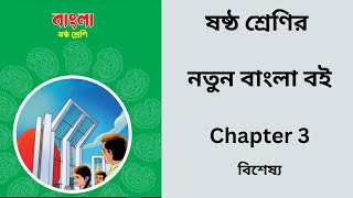 বিশেষ্য  class 6 Bangla chapter 3 new book  ষষ্ঠ শ্রেণি বাংলা ২০২৩  class six Bangla new book [upl. by Ambrosane]