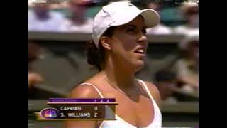 Wimbledon 2001 QF Jennifer Capriati vs Serena Williams 1 of 2 [upl. by Aerdnu]