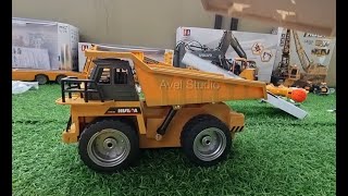 DOUBLE E RC HUINA HD DUMP TRUCK UNBOXING amp REVIEW [upl. by Sorcim22]