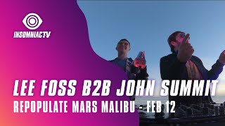 Lee Foss b2b John Summit for Repopulate Mars Malibu Livestream February 12 2021 [upl. by Norrv]