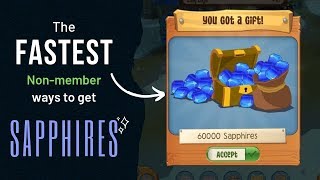 AJPW How to get sapphires 2020  Animal Jam play wild sapphire not twelve [upl. by Burget]