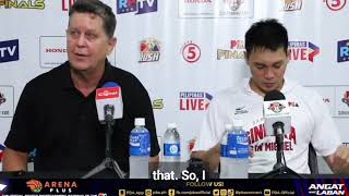 BRGY GINEBRA POST GAME CONFERENCE [upl. by Ameerak495]