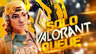 Full On Grind  Solo Queue  Rank Push  Valorant live [upl. by Retswerb]