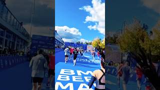 Berlin Marathon 2024 finish line 🥇 berlinmarathon [upl. by Burnard674]