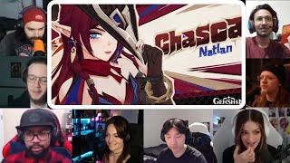 Character Trailer Chasca quotFeatherFletched Peacequot Reaction Mashup  Genshin Impact [upl. by Post]