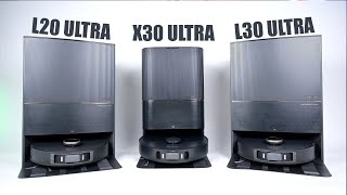 Dreame X30 Ultra vs L30 vs L20  Which is the Best Robot Vacuum Mop Combo [upl. by Halli]