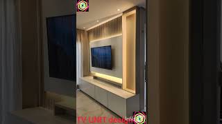 new TV UNIT WALL panel design and PVC wall panel design and gypsom TV wall panel design [upl. by Nivra]