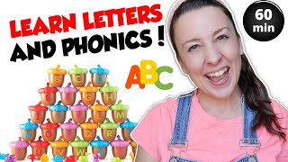 Learn The Alphabet Letters Phonics Song  Toddler Learning Video  Letter Sounds  Speech  ABCs [upl. by Norted902]