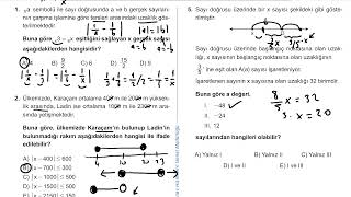 9 Sınıf Matematik Kazanım Kavrama Test 14 Birinci Dereceden Denklemler ve Eşitsizlikler Çözümler [upl. by Rehpotsirhc313]