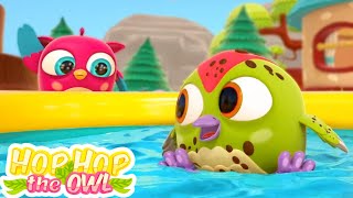 Baby cartoons for kids amp Kids animation Learning videos for babies with Hop Hop the owl amp friends [upl. by Allrud208]